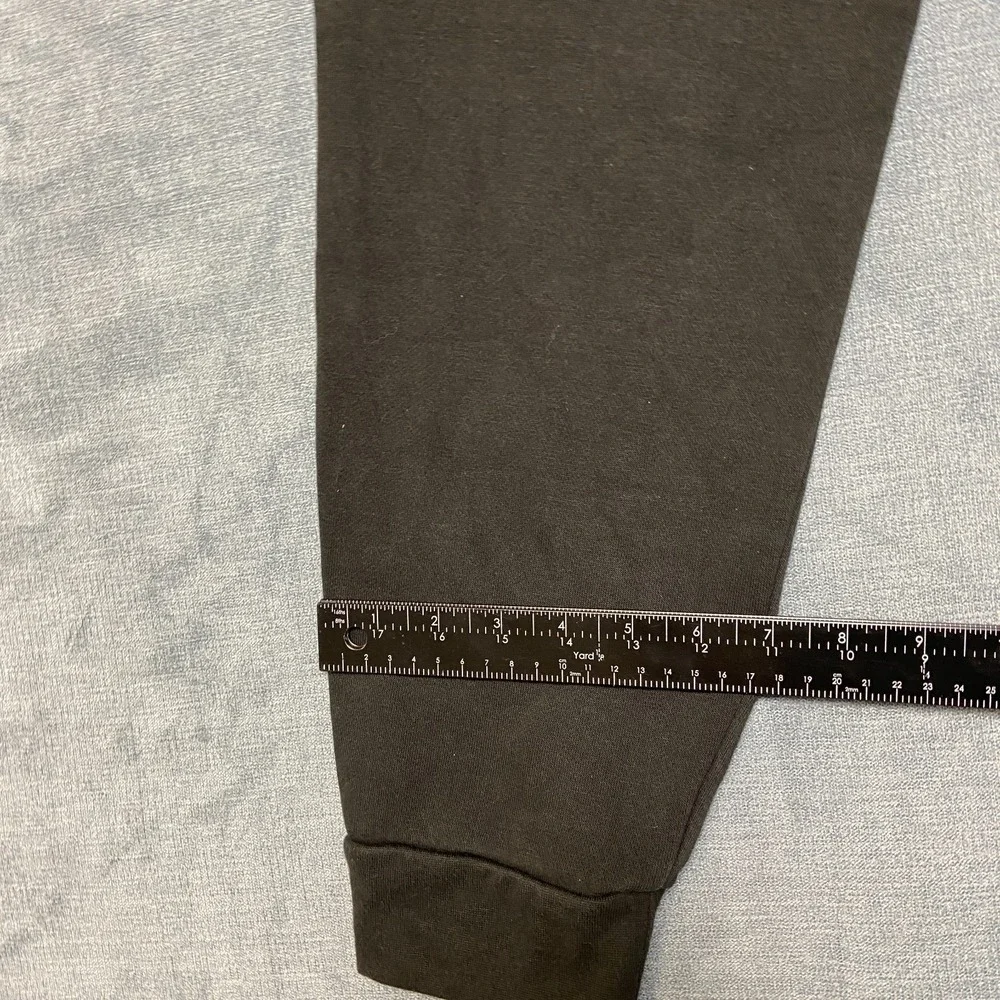 Adidas Sweatpants Mens Large Black Skinny Leg Logo Drawstring Waist Winter Warm